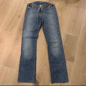 Diesel Zip Fly Straight Leg Jeans